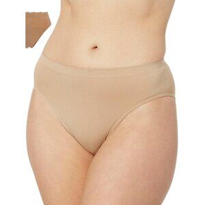 Rhonda Shear 4 Pack Original Seamless Ahh Brief Plus Size 2X Beige Tan Intimate